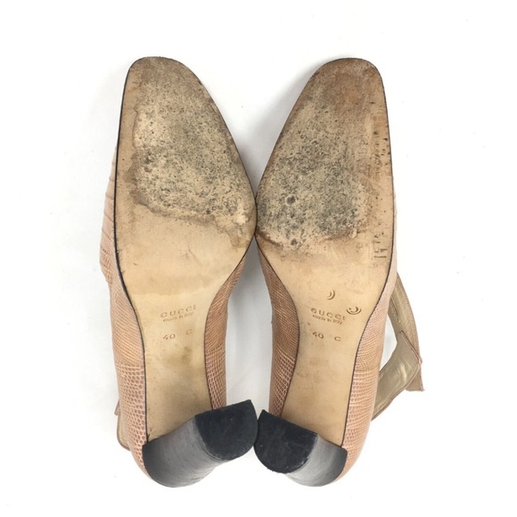 RARE Gucci Lizard Ballerina  Tom Ford Heels